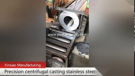Centrifugal Casting Ht250 Gray Iron Sleeves Tube Pipe Iron Roller Alloy Steel Centrifugal Casting with CNC Machining